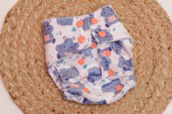 Velvety soft minky cover diapers